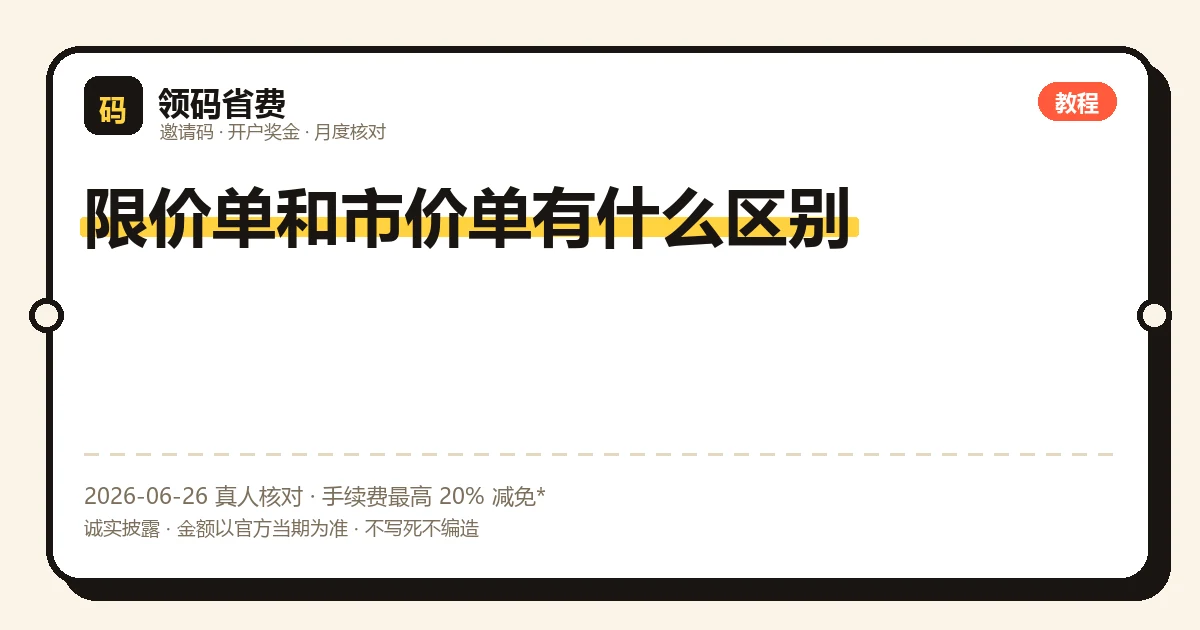 限价单挂价等成交、市价单立刻成交的下单方式对比示意
